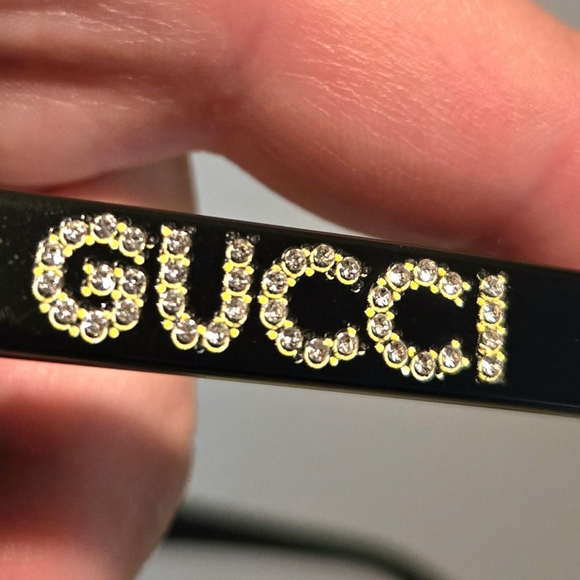 Gucci GG0418s Crystal Embellished Sunglasses Retail $550 - Picture 7 of 14